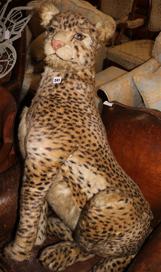 A French vintage toy leopard: Aux Nations